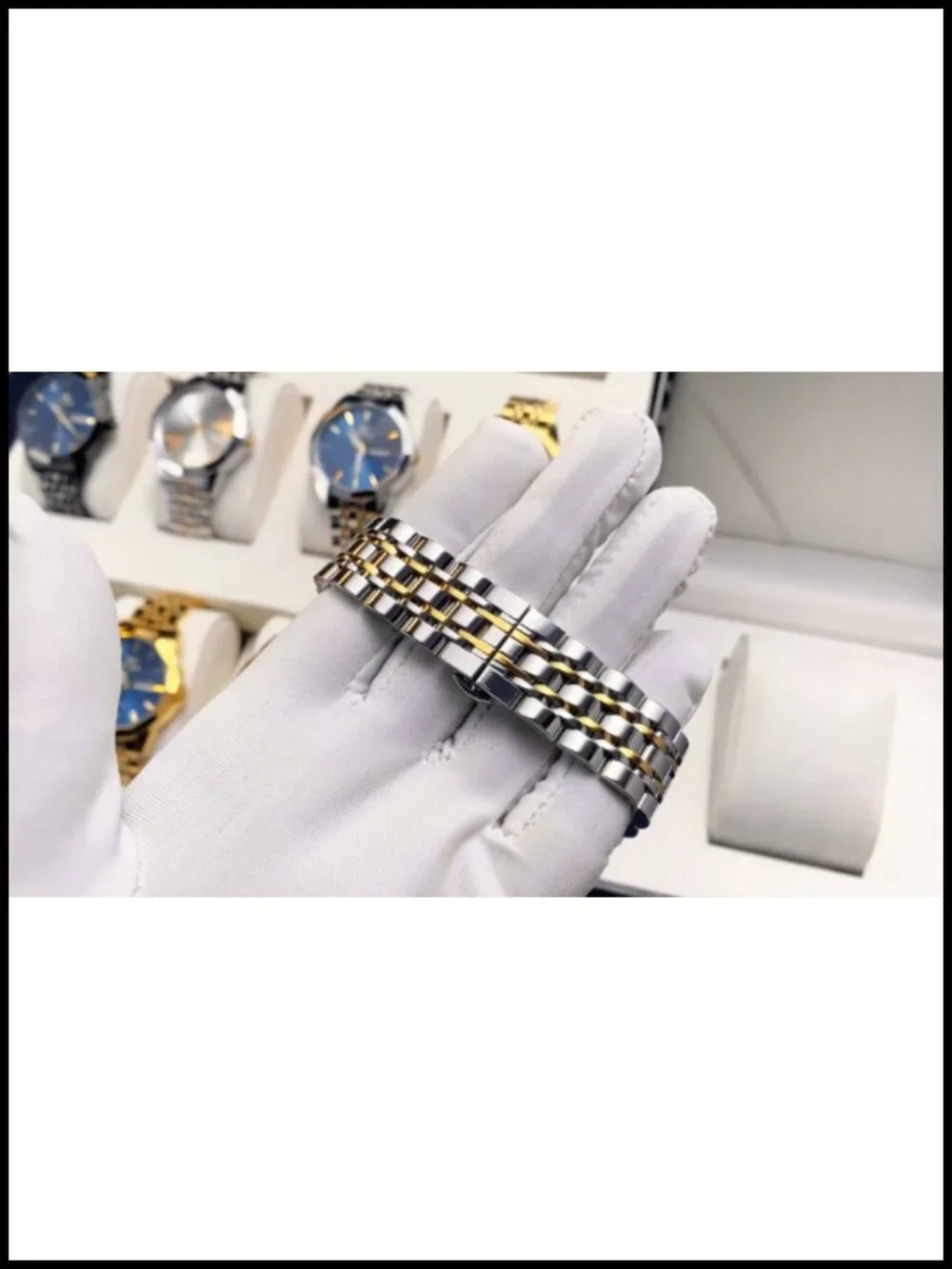 Men's Diamond Analog Dress Watch Stainless Steel Waterproof Luminous Date